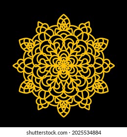 Simple Mandala Shapes for Coloring. Mandala Vector. Flower. Book Pages. Outline. Decorative antique elements. Oriental pattern, vector illustration. Islam, Arabic, Indian, Moroccan, Spanish, Turkish, 