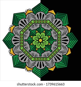 
Simple mandala, unique mandala vector.