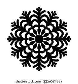 Diseño de iluminación simple de vectores de Mandala