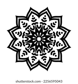 Simple Mandala Vector Illustration Design