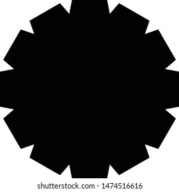 simple mandalas in black and white. Can be used to complement other design elements.