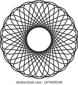 
simple mandalas in black and white. But only drawn with lines. Can be used to complement other design elements