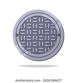 Vector simple del diseño de la cubierta de boca aislado en el fondo blanco.