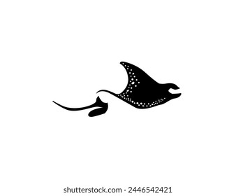 Simple manta vector. manta tatto vector eps.