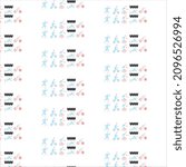 Simple marathon pattern design and background art