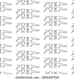 Simple marathon pattern design and background art