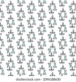 Simple marathon pattern design and background art