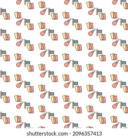 Simple marathon pattern design and background art