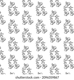 Simple marathon pattern design and background art