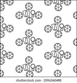 Simple marathon pattern design and background art