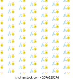 Simple marathon pattern design and background art