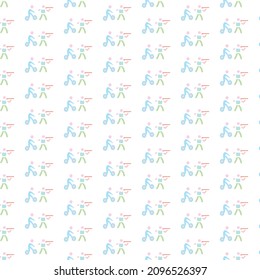 Simple marathon pattern design and background art