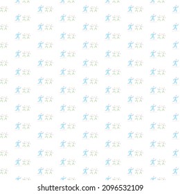 Simple marathon pattern design and background art