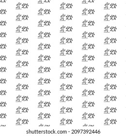 Simple marathon pattern design and background art