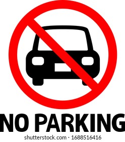 Simple mark of no parking