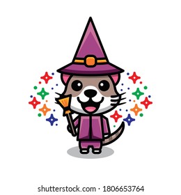 Diseño de mascota simple Gato mágico