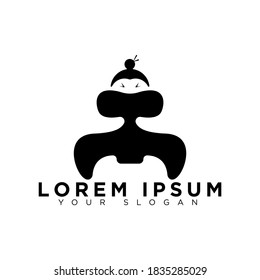 simple mascot sumo logo idea inspirations 