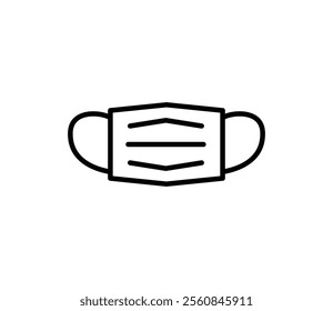 Simple mask icon illustration vector