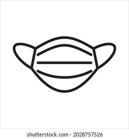 simple mask icon vector illustration concept