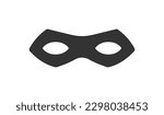 Simple mask to protect secret identity icon. Vector illustration desing.