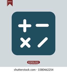 Simple match bottom logo icon vector design