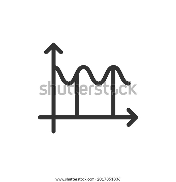Simple math line icon. Premium\
symbol in stroke style. Design of math icon. Vector\
illustration.