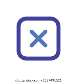 Simple Mathematical Multiplication Symbol Icon for Study