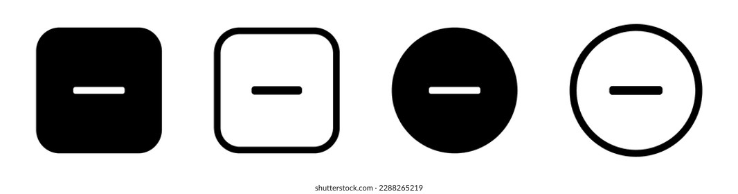 Simple mathematical symbol collection. Calculations sign. Math vector icon set. 