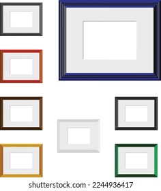 Simple Matted Frame Vector Designs