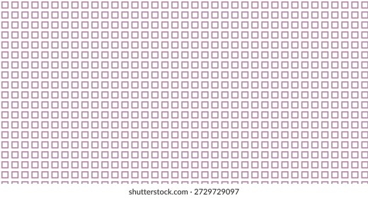 Patrón de cuadrícula cuadrada de contorno malva simple para fondo de póster de Anuncio.