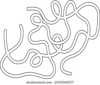 Simple Maze Element For Kids