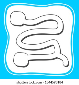 Simple Maze  Game for kids  children worksheets  activity page