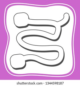 Simple Maze  Game for kids  children worksheets  activity page