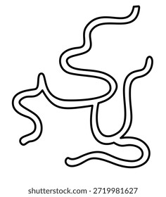 Ilustración vectorial de rompecabezas de laberinto simple