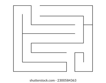 Simple maze for toddlers to solve
