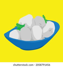 simple meatball food vector design