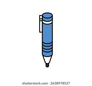 Simple mechanical pencil illustration vector