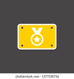 simple medal icon