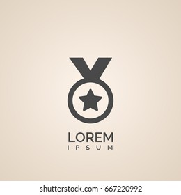 simple medal icon