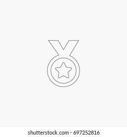 simple medal icon