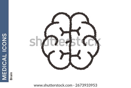 Simple Medical Icon of Brain