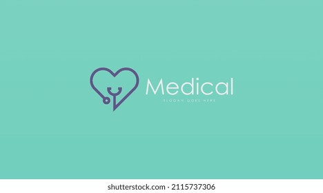 Simple Medical Logo Design Concept Vector. Health Logo Template
