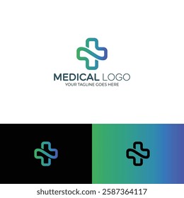 Simple Medical logo design template
