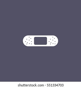 simple medical plaster icon