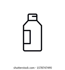 Simple medicine line icon. Stroke pictogram. Vector illustration isolated on a white background. Premium quality symbol. Vector sign for mobile app and web sites.
