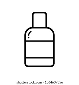 Simple Medicine Vector Icon Design Template. Medicine Bottle for Drug, Capsule. Vector Illustration.