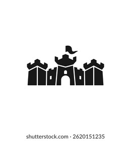 Simple Medieval Castle Logo Template