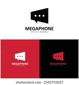 simple megaphone logo icon vector