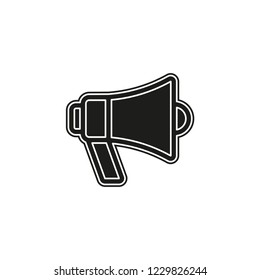 Simple Megaphone Loudspeaker Vector Icon