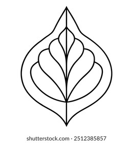 A simple mehndi design with tiny dots that draw attention to the lovely curves.